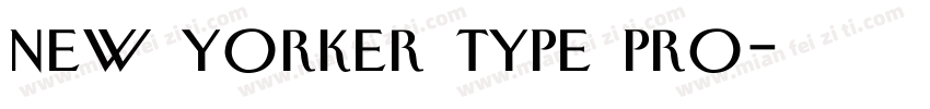 new yorker type pro字体转换